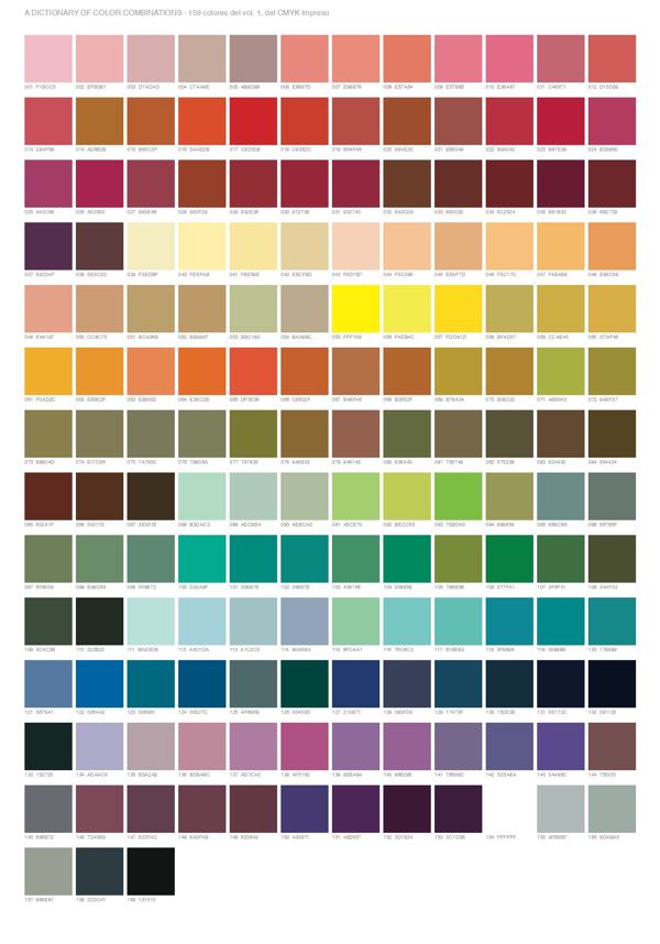 Paleta completa 159 colores